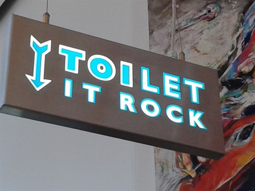 Coole Socken Toilet It Rock