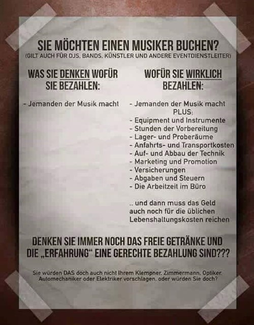 Musiker Buchen